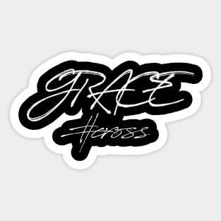 Grace Cross Sticker